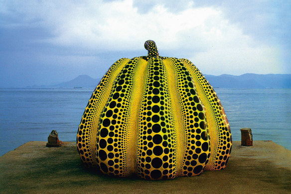 The Benesse Art Museum on Naoshima Island features art from the likes of Yayoi Kusama (pictured).