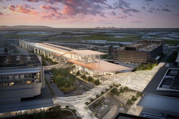 Melbourne Airport said it would compromise to pursue the above-ground option.