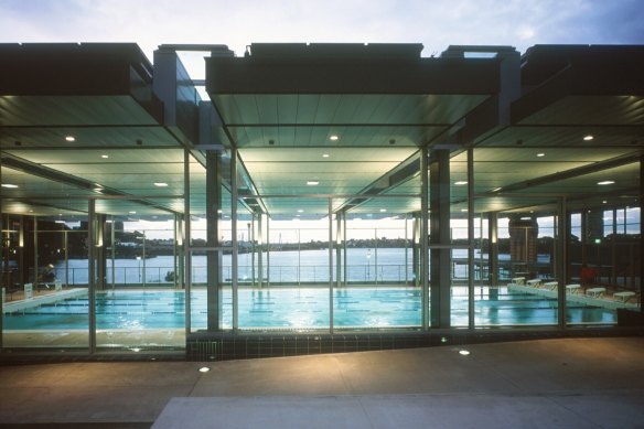 The 20-year-old structure that houses the 25-metre indoor swimming pool was subject to a design excellence competition. 