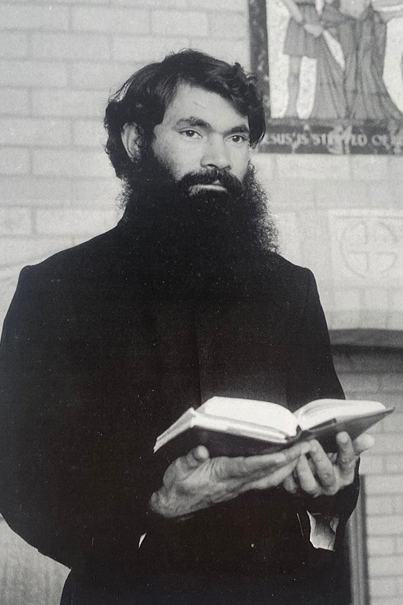 A a deacon in 1975, the year he become Australia’s first ordained Aboriginal Catholic priest.
