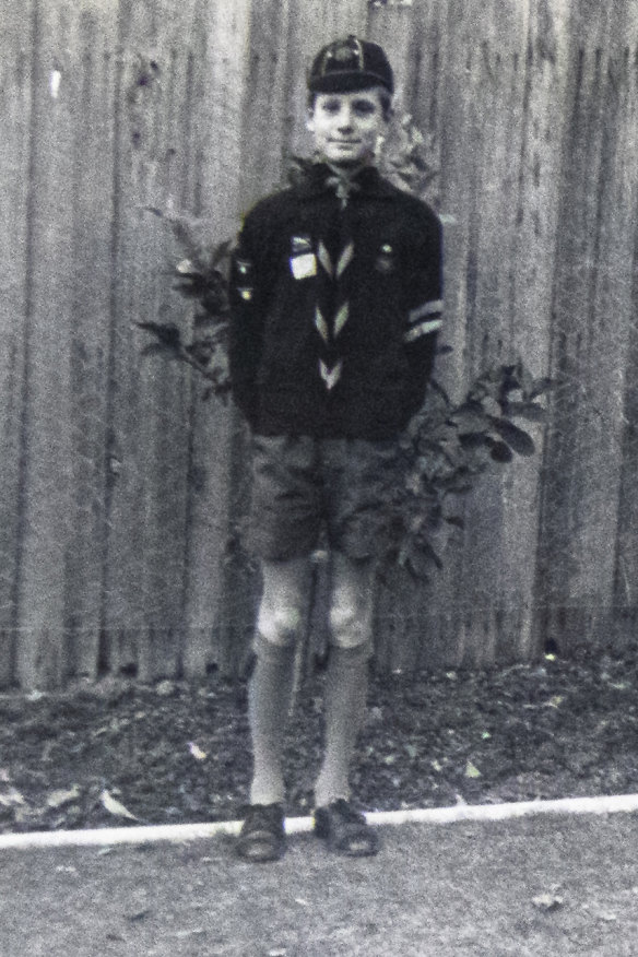 Ten-year-old Alan Attwood in 1967, 
a proud member of 4th Kew Cubs. Photo courtesy of Alan Attwood