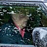 Andrew Mountbatten-Windsor has been spotted out driving with a large bruise on his right cheek.
