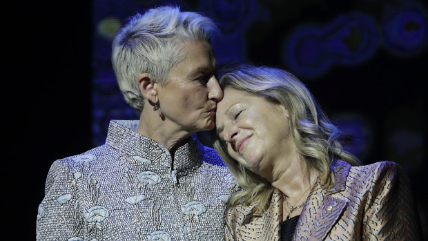 ‘The first time we kissed, the chemistry was unmistakeable’: Kerryn Phelps’ love story