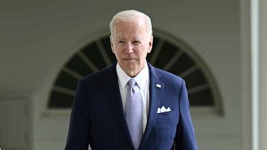 President Joe Biden and Philippines President Ferdinand Marcos jr walk to the Oval Office following a welcome ceremony at the White House.