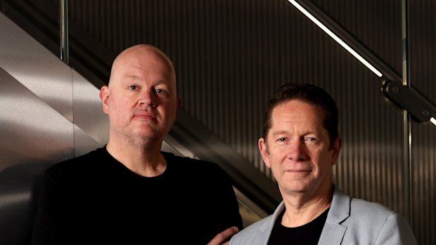 Sovereign AI (L-R) Chief Technology Officer Troy Neilson and Chief Executive Officer Simon Kriss, Thursday, August 7, 2025.(Image/Jane Dempster)  Sovereign Australia AI co-founders Troy Neilson and Simon Kriss.