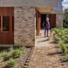 Architect Peter Stutchbury standing outside the Night Sky House his firm designed (credit: supplied). 
