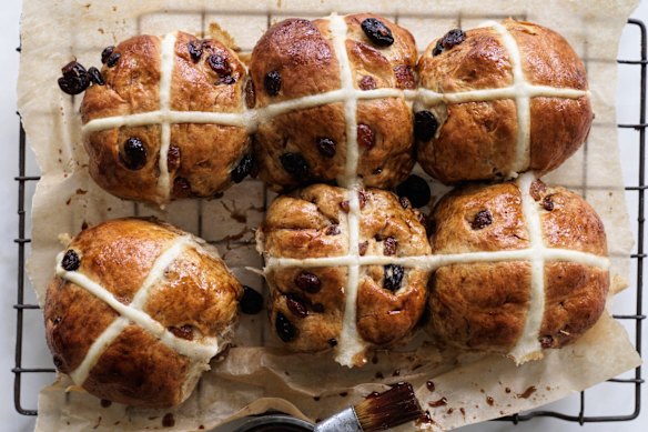 Andrew McConnell: 'I can't imagine Easter without these buns.'