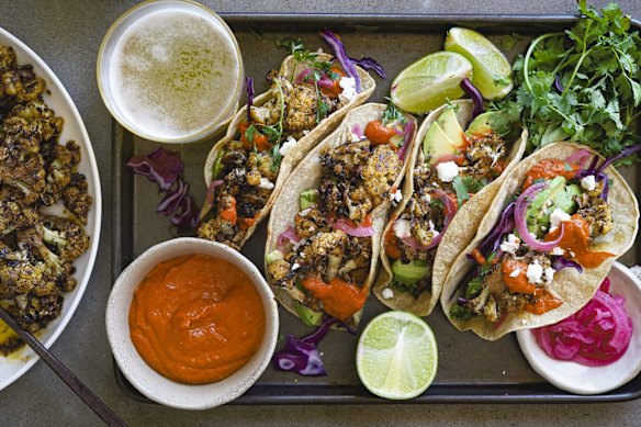 Cauliflower tacos.