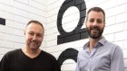 Mark Harbottle, Co-Founder, Flippa (left) with CEO Blake Hutchison.