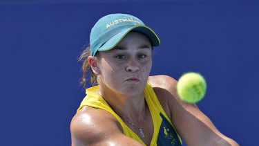 Ash Barty’s singles campaign begins today.