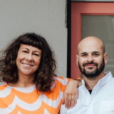 Author Robin Feiner and his illustrator wife Beck.
