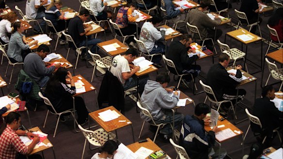 VCE students will begin exams in early November. 