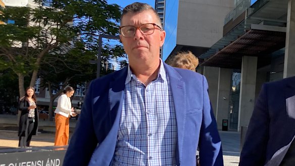 Former Ipswich mayor Andrew Antoniolli leaves the Brisbane Supreme Court on Thursday.