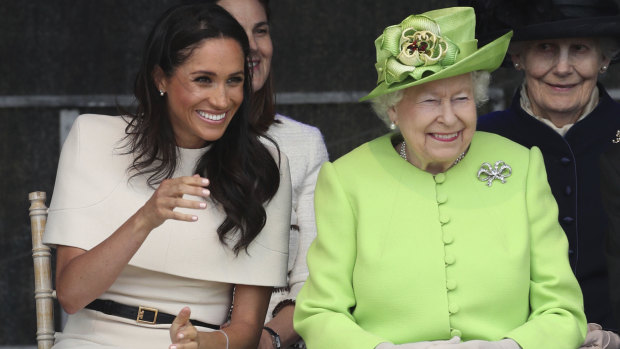 Queen Elizabeth II and Meghan, the Duchess of Sussex, made their first outing together.