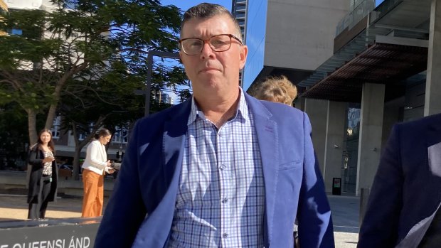 Former Ipswich mayor Andrew Antoniolli leaves the Brisbane Supreme Court on Thursday.