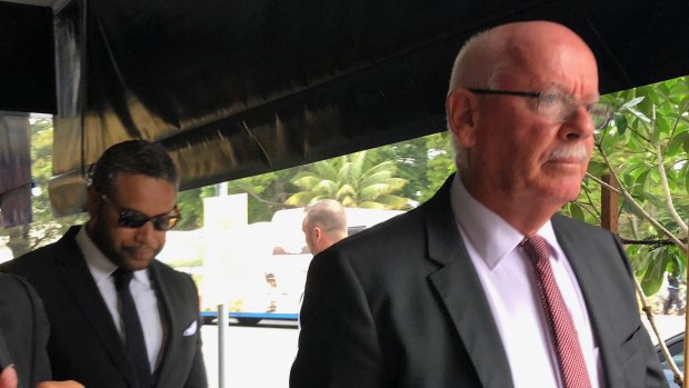 Mr Teu's lawyer Paul Kenny also remained tight lipped walking out of court on Wednesday.