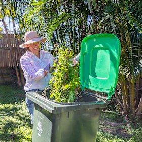 All Brisbane residents will be charged a higher waste levy to cover the cost of green bins, whether they have one or not.