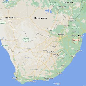 Eswatini is small African country of 1.2 million people.