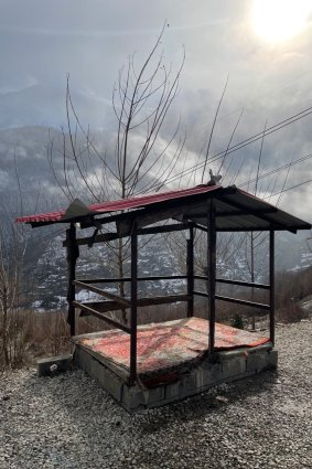 A rest station in the Alborz Mountains.