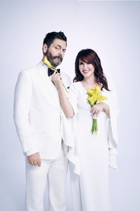Nick Offerman and Megan Mullally.