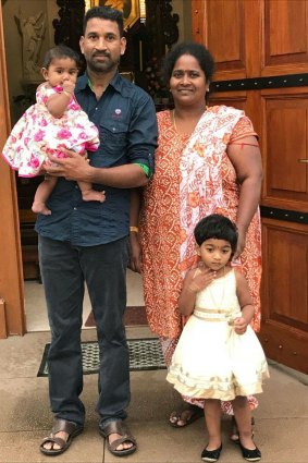 Priya and Nadesalingam and their two Australian-born children