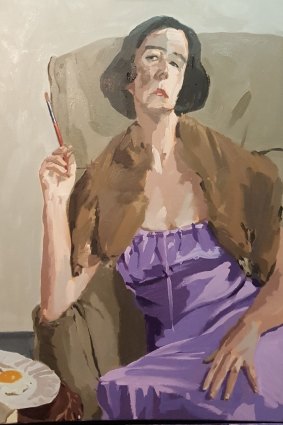 Liz Stute’s “The Long Soiree, 1924, at Miss Collins’ Place (Self Portrait)“.