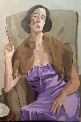 Liz Stute’s “The Long Soiree, 1924, at Miss Collins’ Place (Self Portrait)“.
