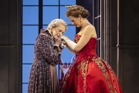 Nancye Hayes and Georgina Hopson in Anastasia.