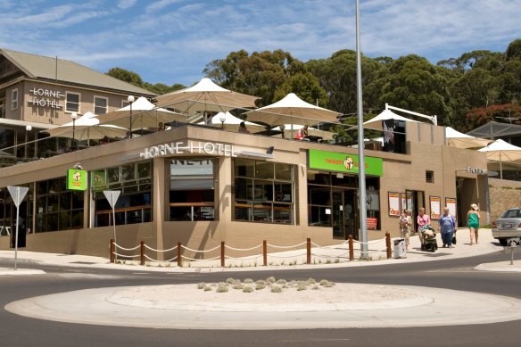 The Lorne Hotel on Victoria’s Great Ocean Road.