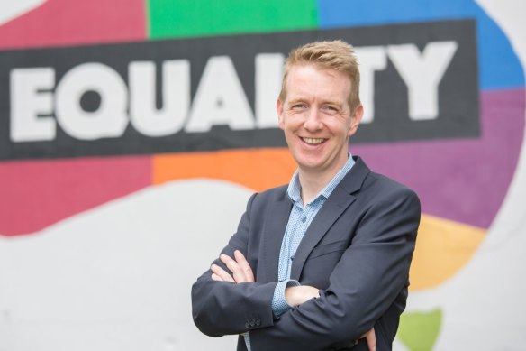 Tiernan Brady, who became executive director of the marriage equality campaign in Australia, in 2017.