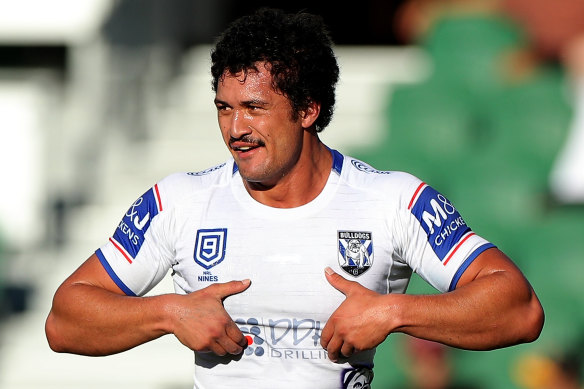 Corey Harawira-Naera moved to the Bulldogs last season from Penrith, before a sex scandal derailed the Panthers' 2019 campaign.