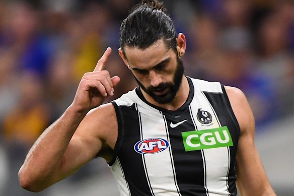 Collingwood’s Brodie Grundy.