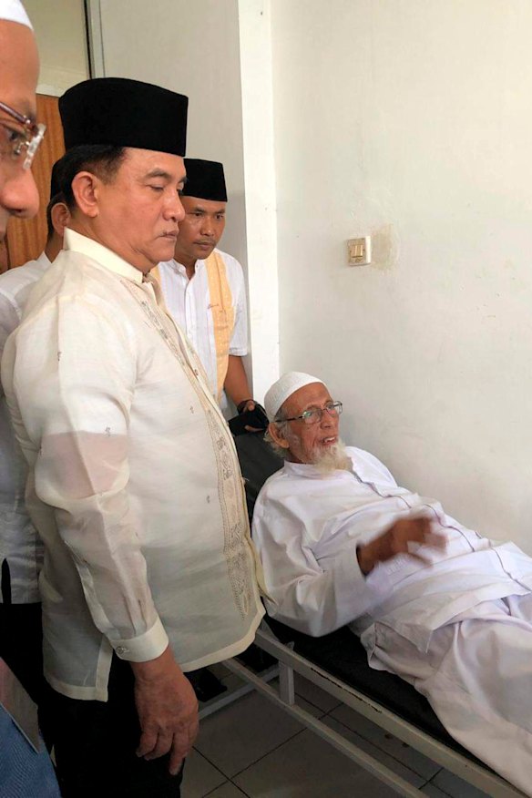 Abu Bakar Bashir in prison.