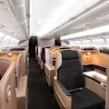 Business class on a Qantas Airbus A330.