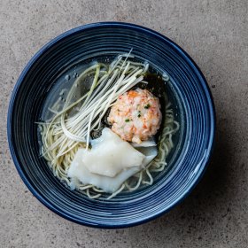 Seafood ramen.