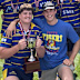 Henry Page (right) with his Easts teammates.