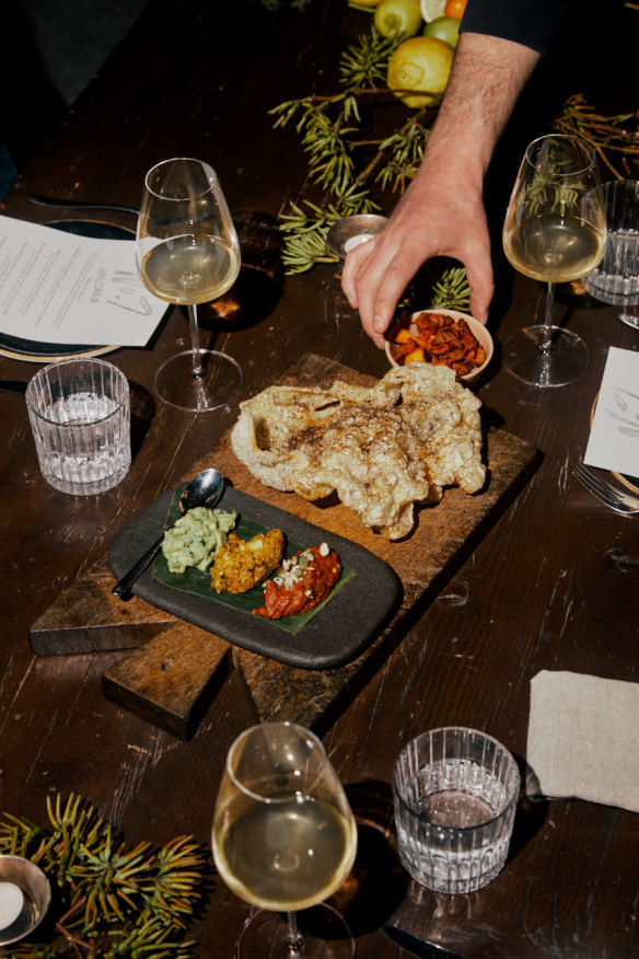 A Mexican spin on wine bar staples.