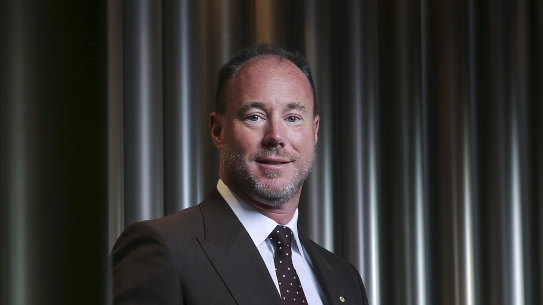 Carlton President Luke Sayers.