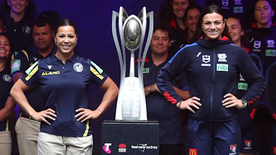 Eels captain Tiana Penitani and Knights skipper Millie Boyle will meet for the premiership trophy.