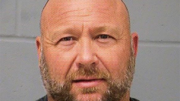 Arrested for drinking and driving: controversial conspiracy theorist Alex Jones. 