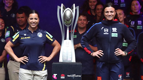 Eels centre Tiana Penitani and Knights skipper Millie Boyle will meet for the premiership trophy.