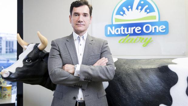 Nick Dimopoulos, chief executive officer of baby formula company Nature One Dairy.