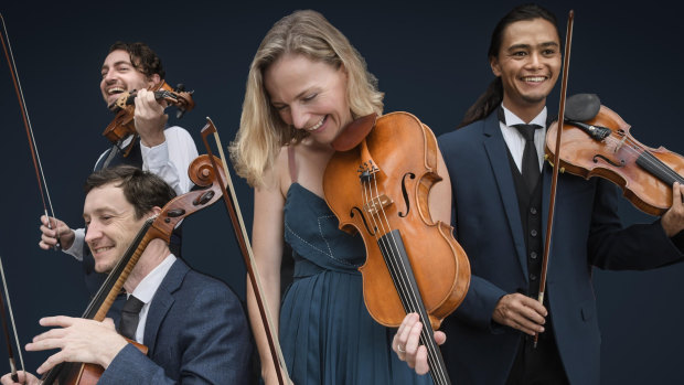 Phoenix Quartet led by Dan Russell (violinist with facial hair) is coming to ANU School of Music.