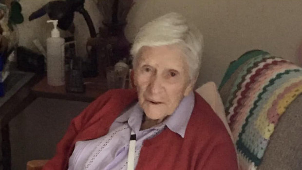 Clare Nowland, 95, who died in hospital on Wednesday.