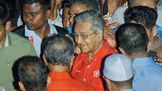 Opposition leader Dr Mahathir Mohamad.
