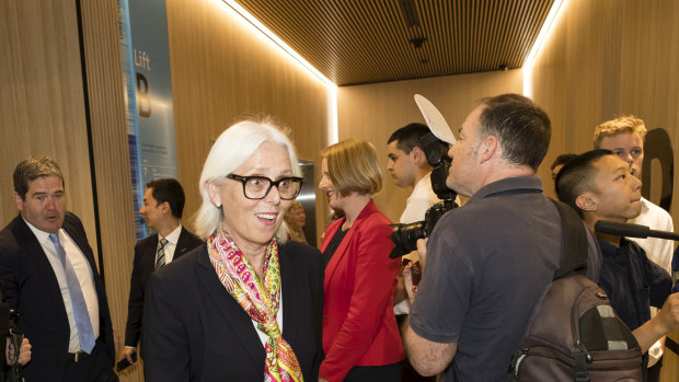 Healthscope chairman Paula Dwyer at the opening of the Northern Beaches Hospital. 
