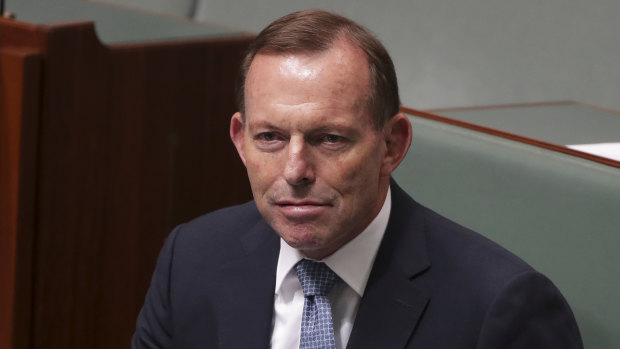 Former prime minister Tony Abbott.