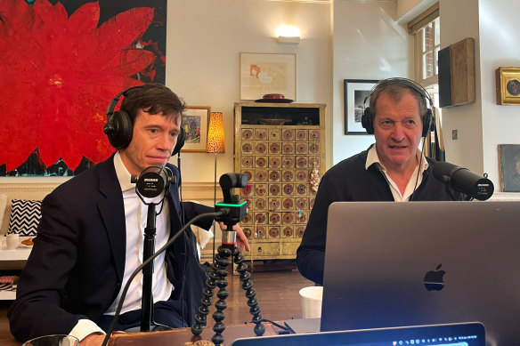 Rory Stewart and Alastair Campbell: The duo behind the The Rest Is Politics podcast.