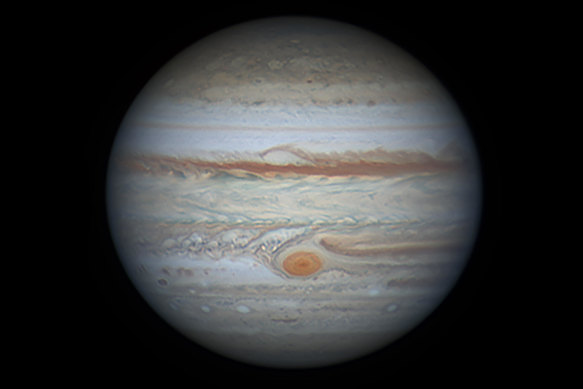 Imagen de Júpiter tomada por Niall McNeill, usando 