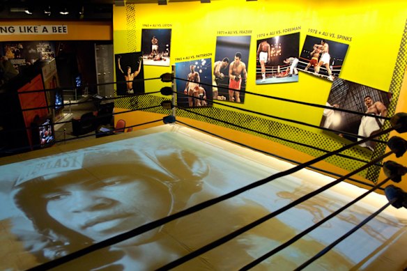Ringside at the Muhammad Ali Centre.